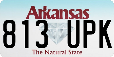 AR license plate 813UPK