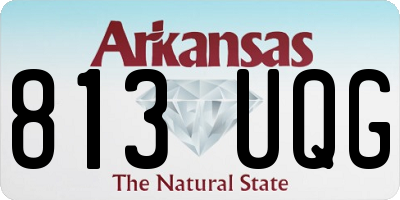 AR license plate 813UQG