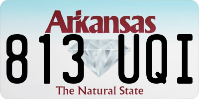 AR license plate 813UQI