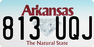 AR license plate 813UQJ