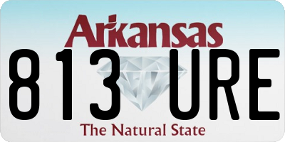AR license plate 813URE