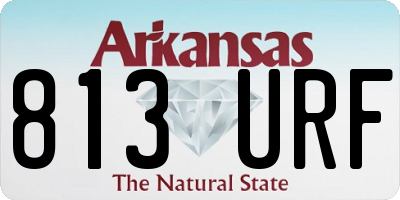 AR license plate 813URF