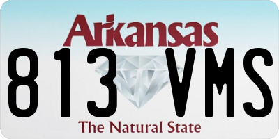 AR license plate 813VMS