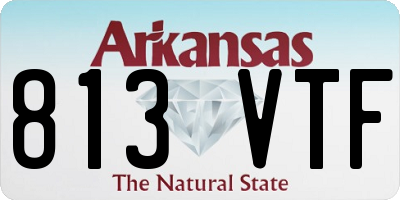 AR license plate 813VTF