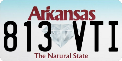 AR license plate 813VTI