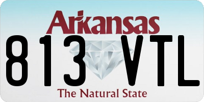 AR license plate 813VTL