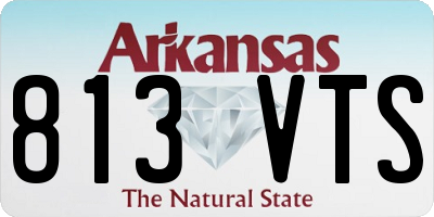 AR license plate 813VTS