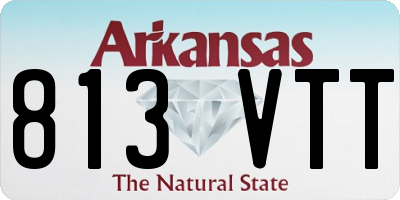 AR license plate 813VTT