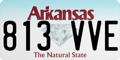 AR license plate 813VVE