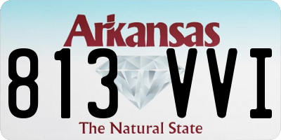 AR license plate 813VVI