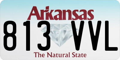 AR license plate 813VVL