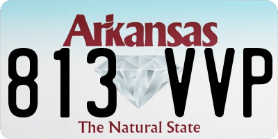 AR license plate 813VVP
