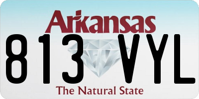 AR license plate 813VYL
