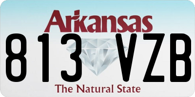AR license plate 813VZB