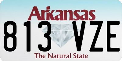 AR license plate 813VZE