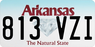 AR license plate 813VZI