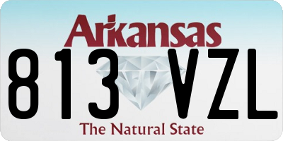 AR license plate 813VZL