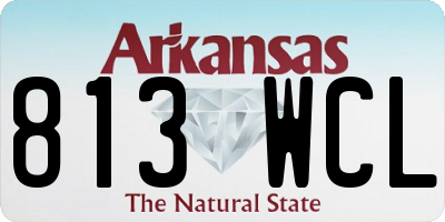 AR license plate 813WCL