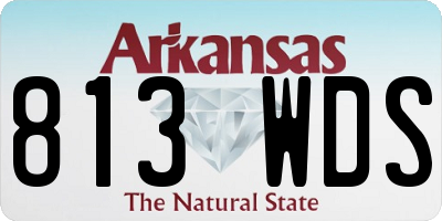 AR license plate 813WDS