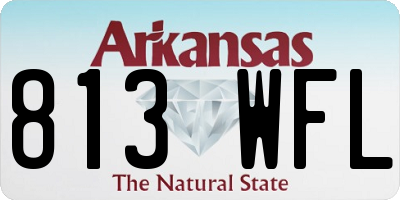 AR license plate 813WFL