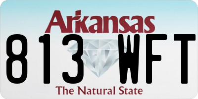 AR license plate 813WFT