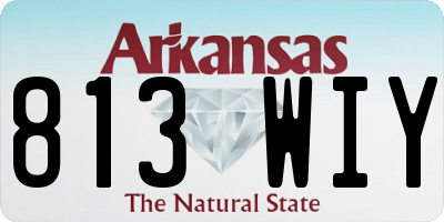AR license plate 813WIY