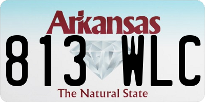 AR license plate 813WLC