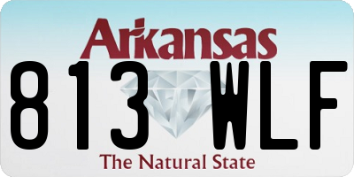 AR license plate 813WLF