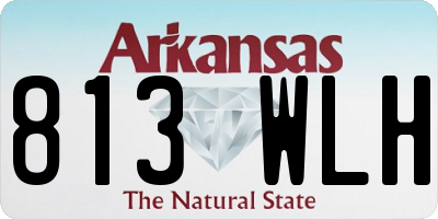 AR license plate 813WLH