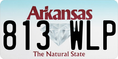 AR license plate 813WLP