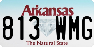 AR license plate 813WMG