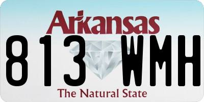 AR license plate 813WMH