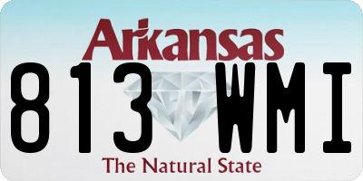 AR license plate 813WMI