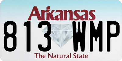 AR license plate 813WMP