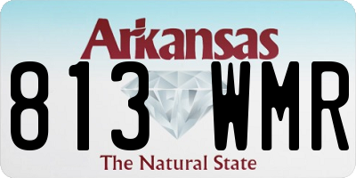 AR license plate 813WMR