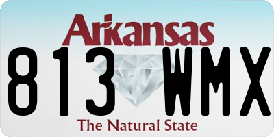 AR license plate 813WMX