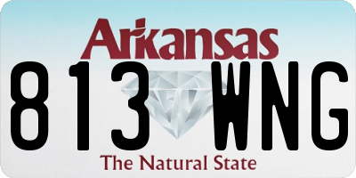 AR license plate 813WNG