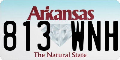 AR license plate 813WNH