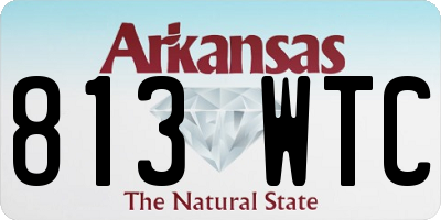 AR license plate 813WTC