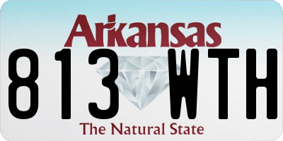 AR license plate 813WTH