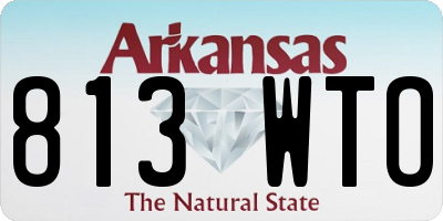 AR license plate 813WTO