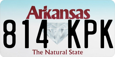 AR license plate 814KPK