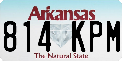 AR license plate 814KPM