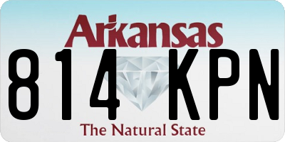 AR license plate 814KPN