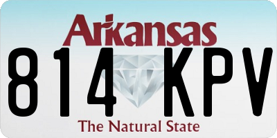 AR license plate 814KPV