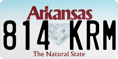 AR license plate 814KRM
