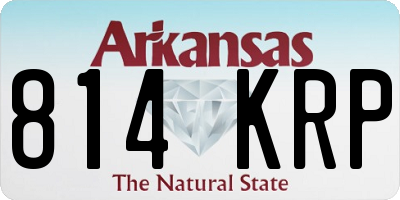 AR license plate 814KRP