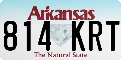 AR license plate 814KRT