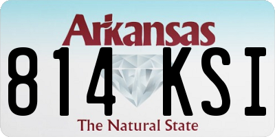 AR license plate 814KSI