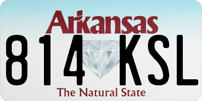 AR license plate 814KSL
